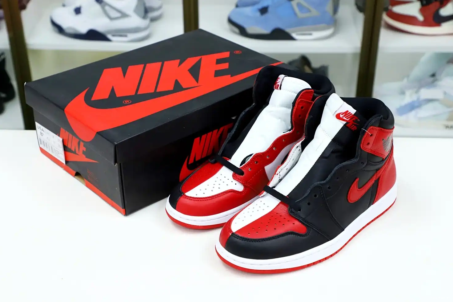 Kimikick RETRO NRG EXCLUSIVE CHICAGO OG 1 'HOMAGE JORDAN HOME' HIGH TO AIR 0806